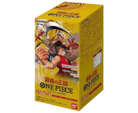 One Piece - Kingdoms Of Intrigue Booster Box - 24 Booster Packs - Japanese [OP-04]