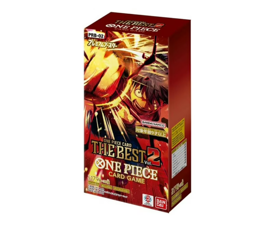 One Piece -  The Best Vol. 2 Premium Booster Box - 10 Booster Packs - Japanese [PRB-02]