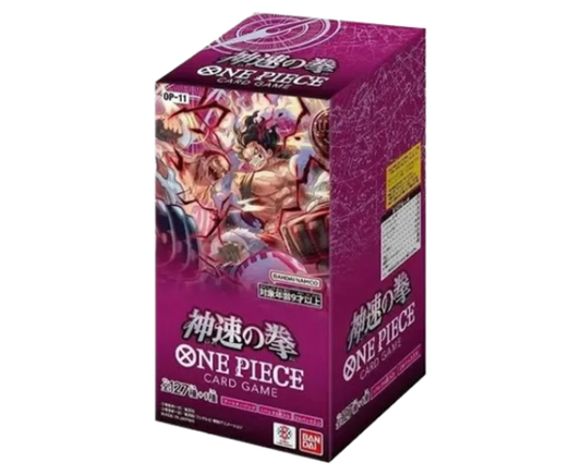 One Piece - A Fist Of Divine Speed Booster Box - 24 Booster Packs - Japanese [OP-11]