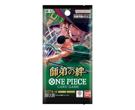 One Piece - Bonds Of Master And Disciple Booster Pack - Japanese [OP-12]