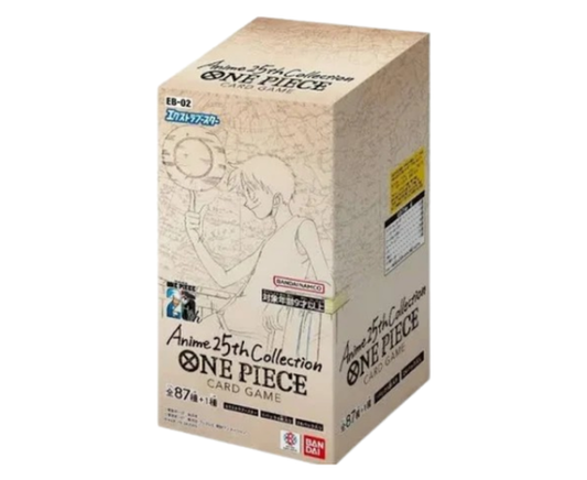 One Piece -  Anime 25th Collection Booster Box - 24 Booster Packs - Japanese [EB-02]