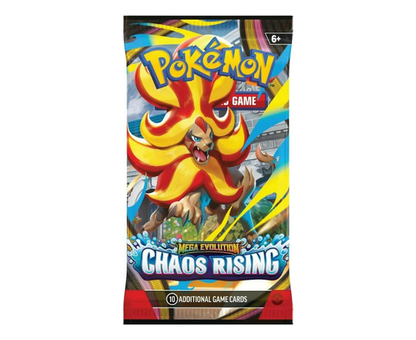 Pokemon Mega Evolution Chaos Rising Booster Pack