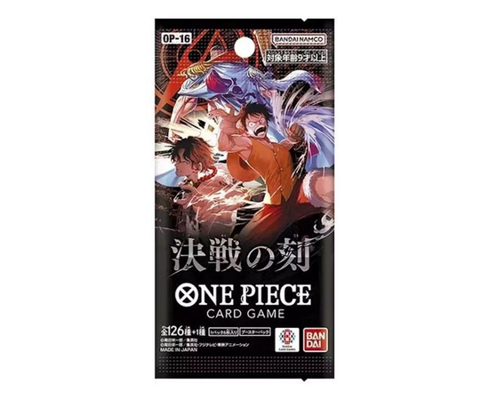 One Piece - The Time of Battle Booster Box - 24 Booster Packs - Japanese [OP-16]